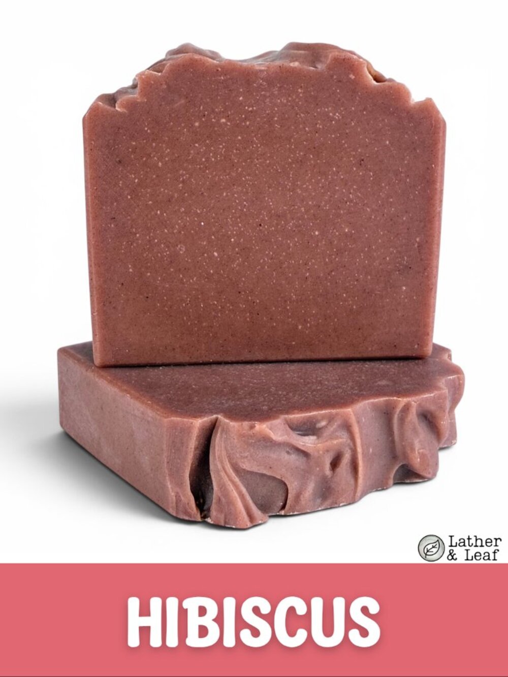 Hibiscus Herbal Tea Natural Handcrafted Artisan Soap Bar